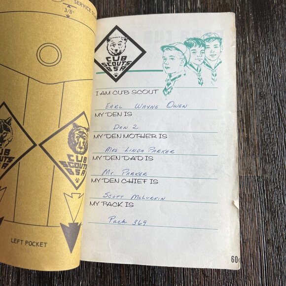 (2) Vintage Cub Scout Books Wolf and Bear Boy Scouts of America BSA 1967 - Picture 3 of 5